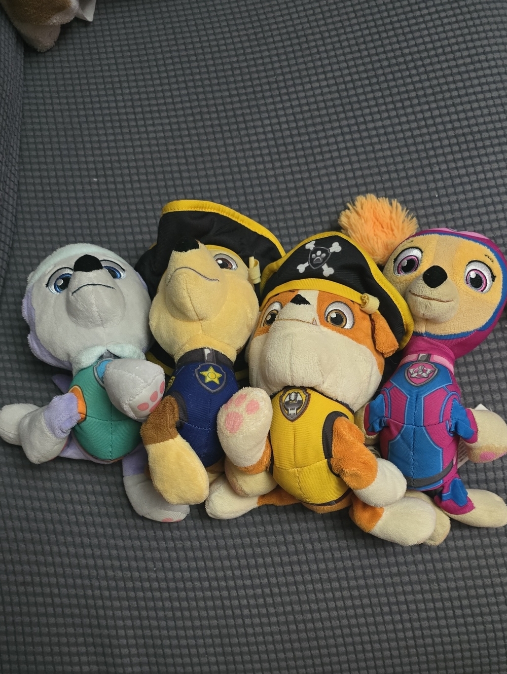Paw Patrol Plush Characters (Chase, Skye, Rubble, And Everst)